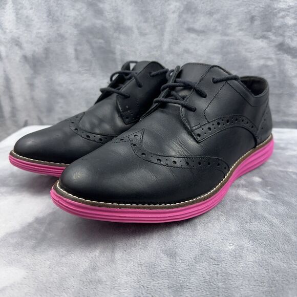 Cole Haan Black and Pink Women's Shoes - Picture 4 of 10